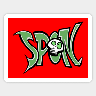 Spon webcomic logo T-shirt Sticker